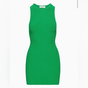 Babaton Sculpt Knot Racer Mini Dress